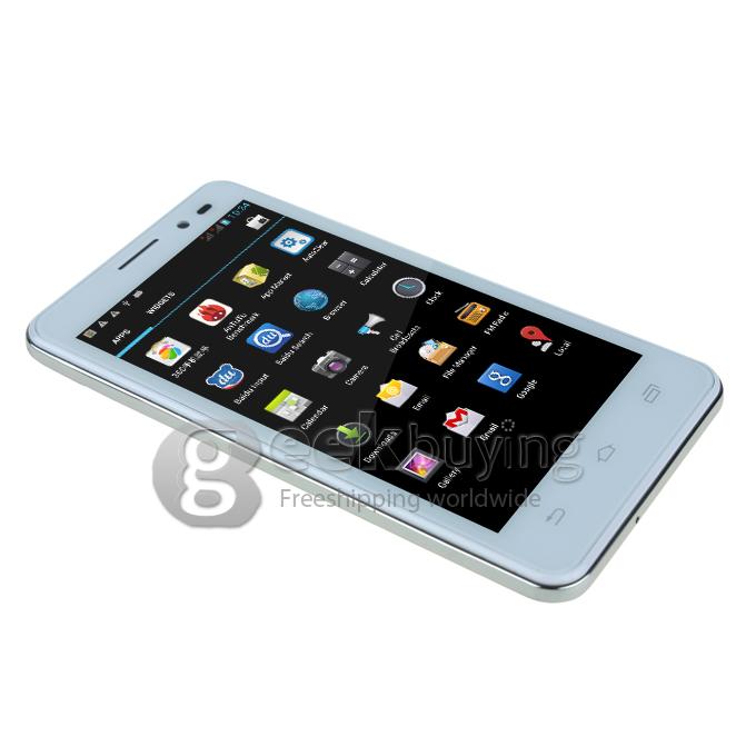 UMI X1S 4.5 Inch IPS Gorilla Glass Screen MTK6589 Quad Core Smart phone 1G RAM+4GB ROM Android 4.2 OS with Dual Camera-White