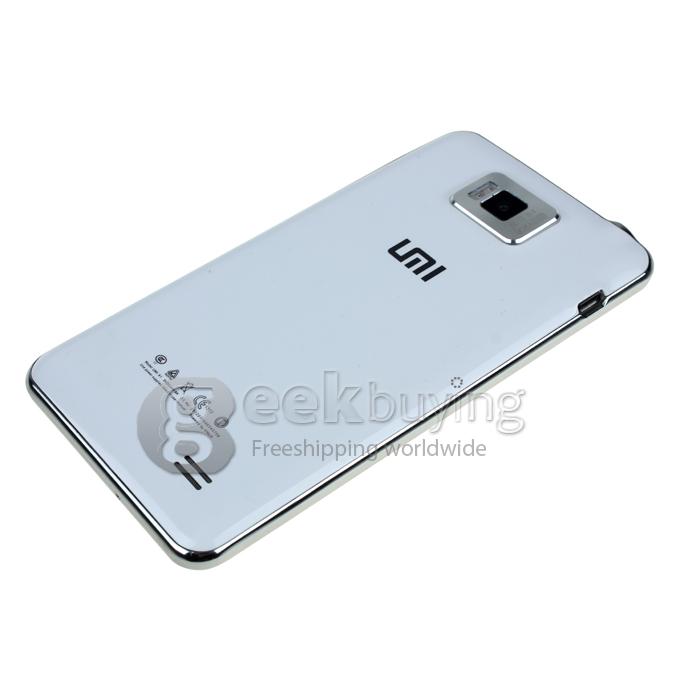 UMI X1S 4.5 Inch IPS Gorilla Glass Screen MTK6589 Quad Core Smart phone 1G RAM+4GB ROM Android 4.2 OS with Dual Camera-White