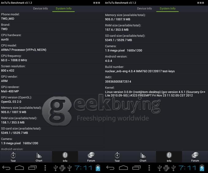 Q913 9 inch Android 4.0 ICS Tablet PC A13 1GHz 512MB/8GB Dual Camera
