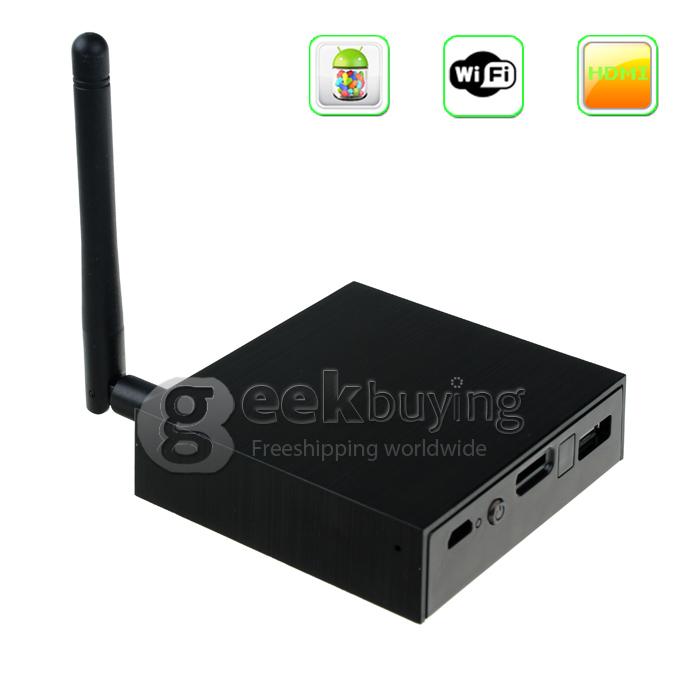 UG008 TV Box Mini PC TV Dongle Dual Core RK3066 Cortex-A9 1G/8G With HDMI AV Output RJ45 WIFI External Antenna