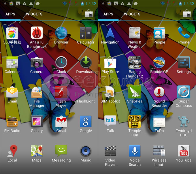 ThL W8 8G 5.0 Inch HD Screen MTK6589 Quad Core Smart Phone 1G RAM 8G 13.0MP Camera 3G GPS White