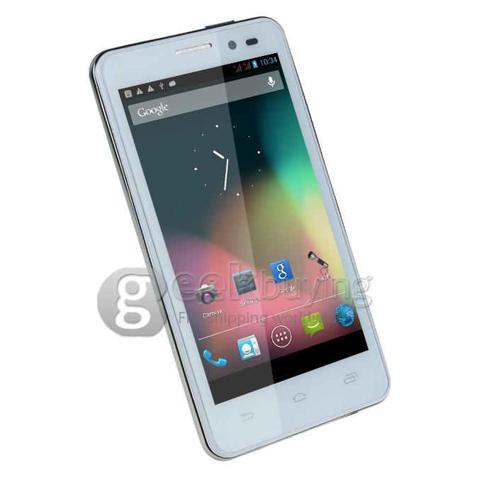UMI X1S 4.5 Inch IPS Gorilla Glass Screen MTK6589 Quad Core Smart phone 1G RAM+4GB ROM Android 4.2 OS with Dual Camera-White
