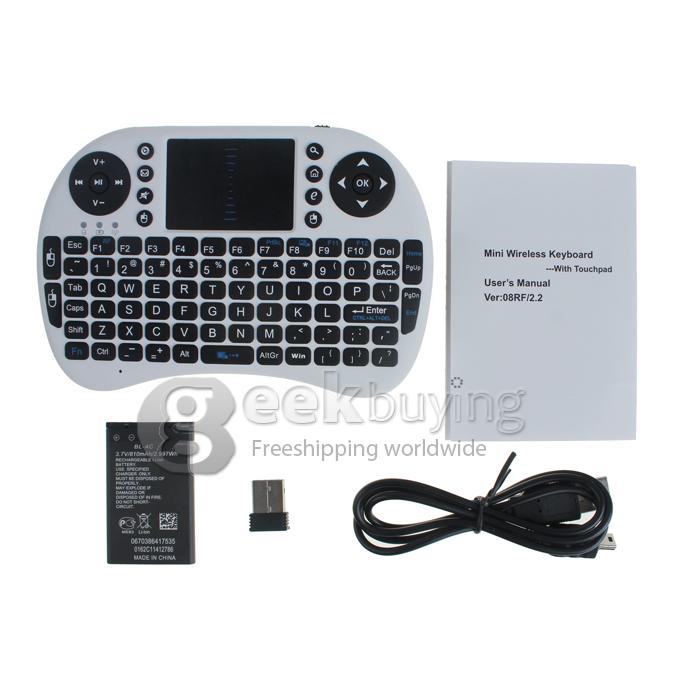 RT-MWK08  Multi-media Remote Control and Touchpad Function Handheld Keyboard