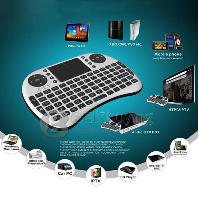 RT-MWK08  Multi-media Remote Control and Touchpad Function Handheld Keyboard