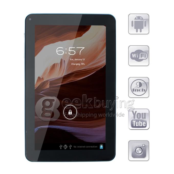 Q913 9 inch Android 4.0 ICS Tablet PC A13 1GHz 512MB/8GB Dual Camera