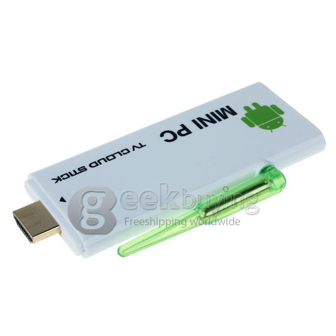 US Plug CX-803 II Android 4.1 Google TV Box Dual core Rk3066 2G RAM 8G w/ Bluetooth HDMI external Antenna White