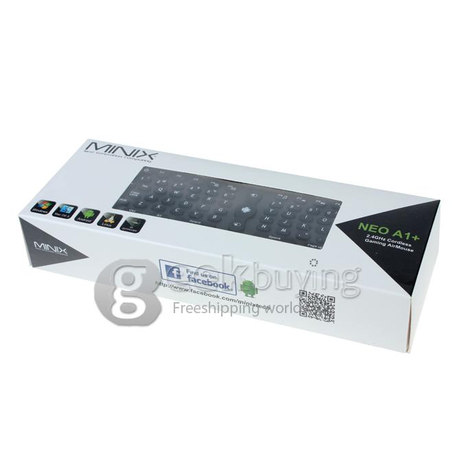 MINIX A1+ 2.4GHz wireless air mouse Integrated with both G-senor and 6 axis Gyro-sensor