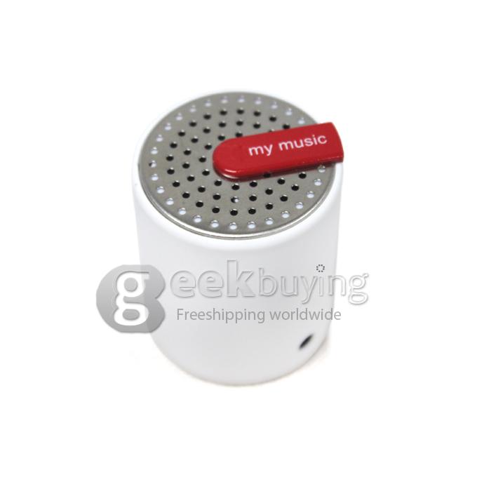 MY13 My Music Aluminium Bluetooth Mini Speaker-White