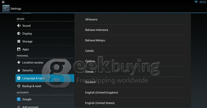 US Plug GM6 Amlogic M6 Dual Core 1.5GHz Android 4.2 Mini PC TV BOX 1G/4G AV/HDMI/RJ45 Black
