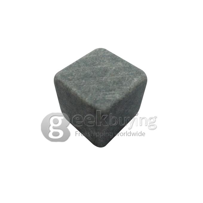 New Marble Soapstone Ice Rocks Tumbled Cubes Wine / Whiskey / Coffee Stones 6pcs/set