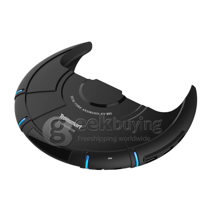 US Plugs Tronsmart Prometheus Dual Core 1.5GHz Amlogic M6 Android 4.2 Mini PC TV Box 1G/8G AV/HDMI/RJ45 Black