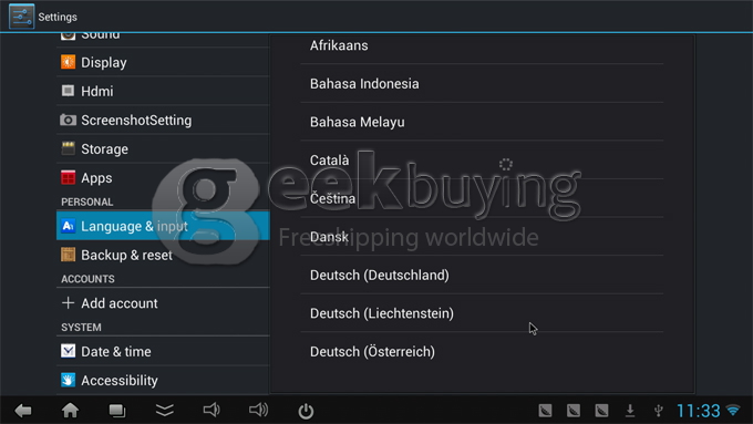 CX-919 RK3188T Quad Core ARM Cortex A9 1.4Ghz Android 4.1 Mni PC TV Box 2G/8G Bluetooth/HDMI Black