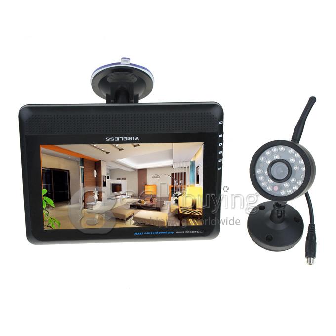7 Inch HD LCD Screen 1CH Digital Wireless Night Vision Camera Office/Baby Monitor DVR Monitoring System