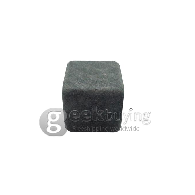 New Marble Soapstone Ice Rocks Tumbled Cubes Wine / Whiskey / Coffee Stones 6pcs/set