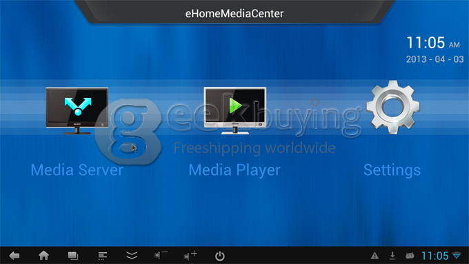 US Plug CX-803 II Android 4.1 Google TV Box Dual core Rk3066 2G RAM 8G w/ Bluetooth HDMI external Antenna White