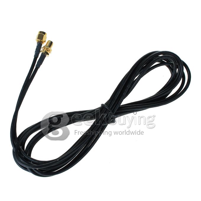 3M  RP SMA Male to RP SMA Female Extension Cable Antenna 