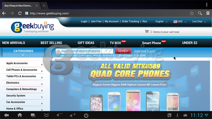 US Plug CX-803 II Android 4.1 Google TV Box Dual core Rk3066 2G RAM 8G w/ Bluetooth HDMI external Antenna White