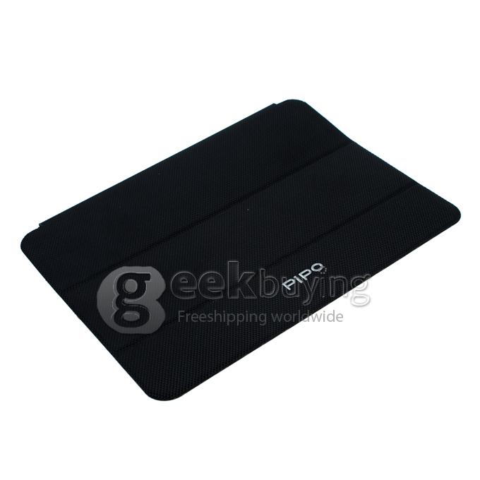 Black Leather Case Cover Skin for Pipo M9 Android 4.1 Dual Core Tablet PC