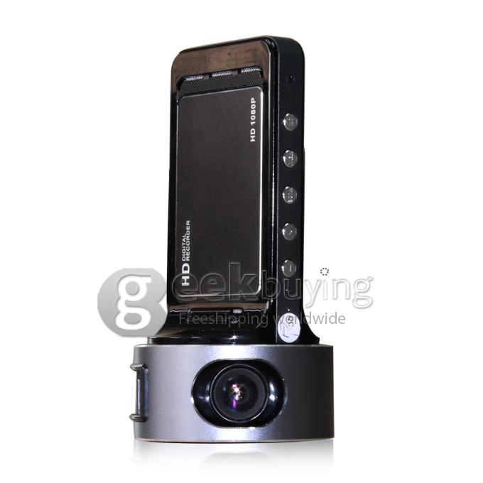 BLACKVIEW Car DVR GS7000 Full HD 1080P 30fps 2.7Inch 120 Degree Wide Angle Recorder with G-sensor Motion Detection H.264 HDMI/TV-Out- Black