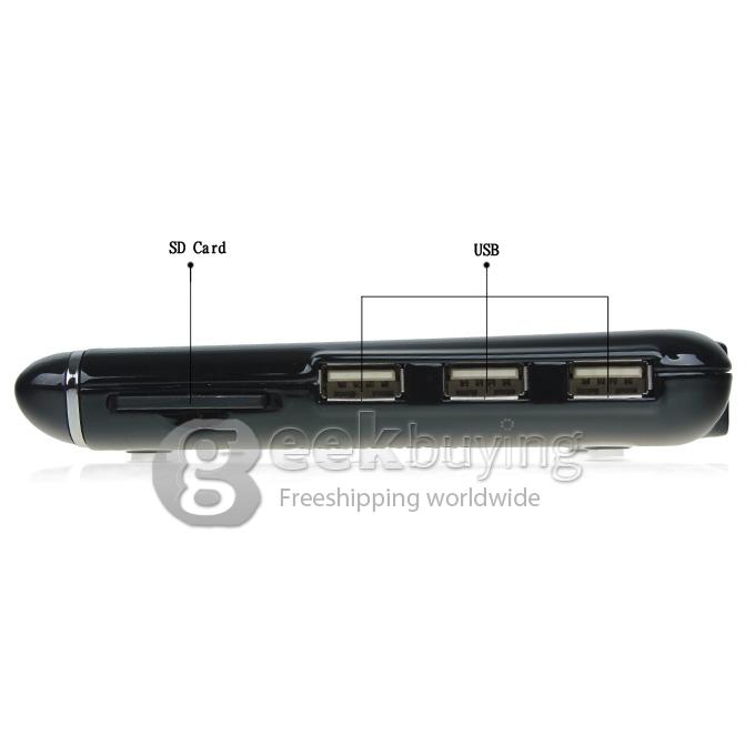 US Plug GM6 Amlogic M6 Dual Core 1.5GHz Android 4.2 Mini PC TV BOX 1G/4G AV/HDMI/RJ45 Black