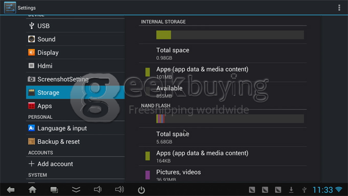 CX-919 RK3188T Quad Core ARM Cortex A9 1.4Ghz Android 4.1 Mni PC TV Box 2G/8G Bluetooth/HDMI Black