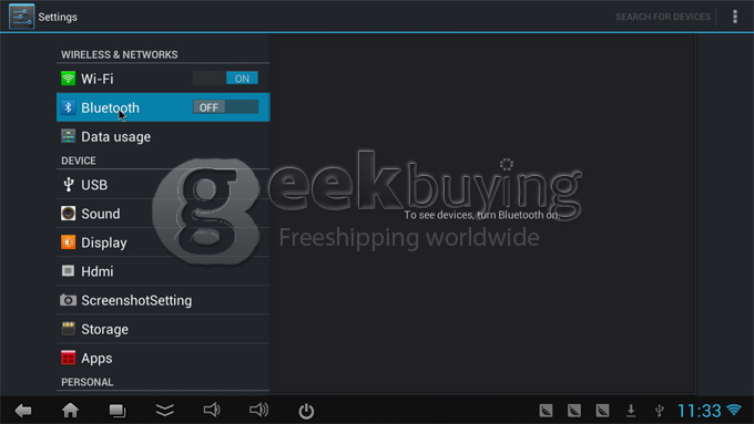 CX-919 RK3188T Quad Core ARM Cortex A9 1.4Ghz Android 4.1 Mni PC TV Box 2G/8G Bluetooth/HDMI Black