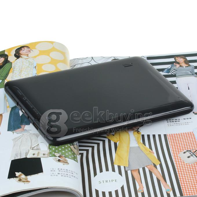 Q8S 7 inch Android 4.1 RK3066 Cortex-A9 Dual Core Capacitive Touch Screen 1024*600 512M RAM/4G ROM 1.6GHz Tablet PC - Black
