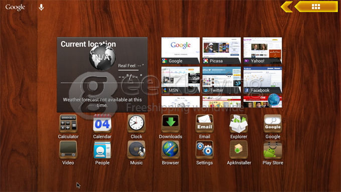CX-919 RK3188T Quad Core ARM Cortex A9 1.4Ghz Android 4.1 Mni PC TV Box 2G/8G Bluetooth/HDMI Black