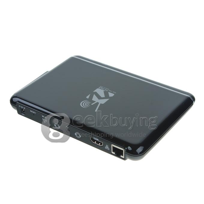 US Plug GM6 Amlogic M6 Dual Core 1.5GHz Android 4.2 Mini PC TV BOX 1G/4G AV/HDMI/RJ45 Black