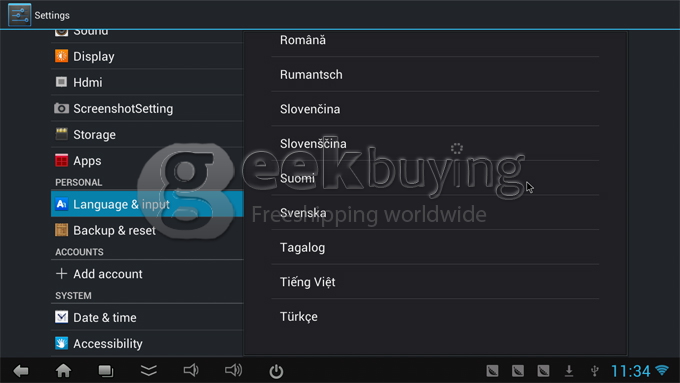 CX-919 RK3188T Quad Core ARM Cortex A9 1.4Ghz Android 4.1 Mni PC TV Box 2G/8G Bluetooth/HDMI Black