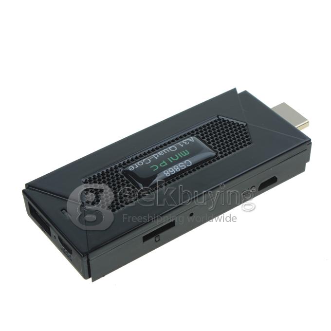 US Plug CS868 Android 4.1 MINI PC TV Box Allwinner A31 Quad-Core CPU 2G/16G HDMI Black