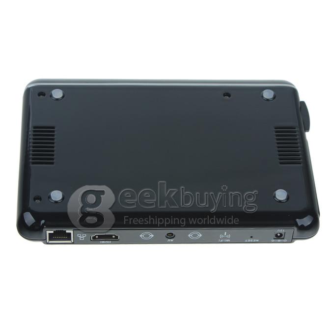 US Plug GM6 Amlogic M6 Dual Core 1.5GHz Android 4.2 Mini PC TV BOX 1G/4G AV/HDMI/RJ45 Black