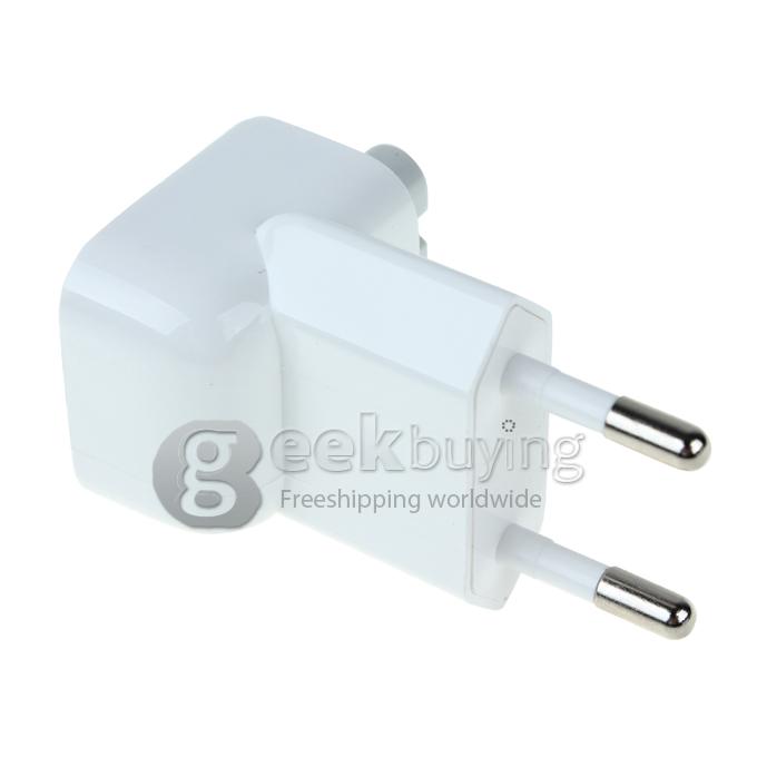 EU Quality 10W 2.4A Dual USB Port Wall Charger with Led Light for Cell Phone and Tablet PC
