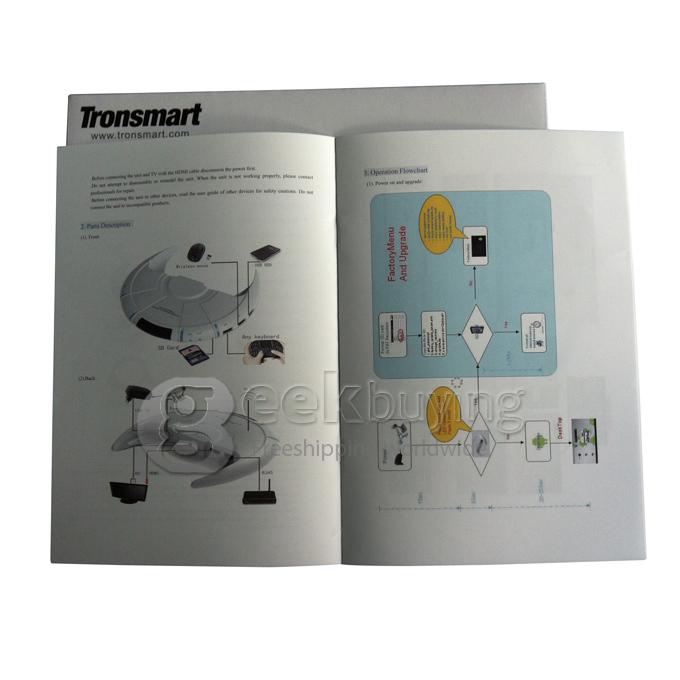 US Plugs Tronsmart Prometheus Dual Core 1.5GHz Amlogic M6 Android 4.2 Mini PC TV Box 1G/8G AV/HDMI/RJ45 Black