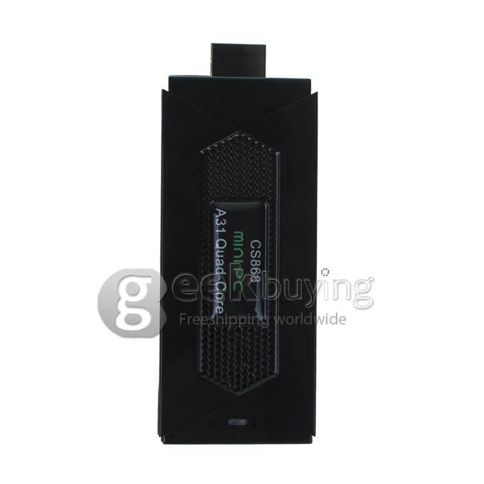US Plug CS868 Android 4.1 MINI PC TV Box Allwinner A31 Quad-Core CPU 2G/16G HDMI Black