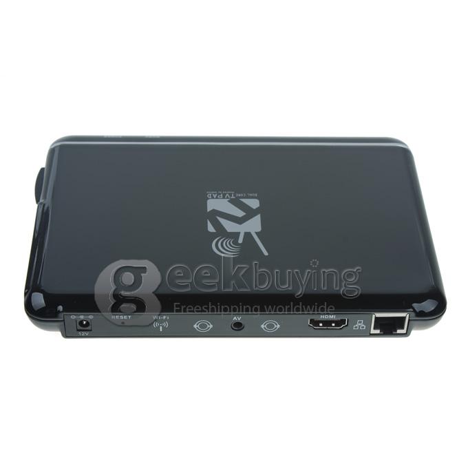 US Plug GM6 Amlogic M6 Dual Core 1.5GHz Android 4.2 Mini PC TV BOX 1G/4G AV/HDMI/RJ45 Black