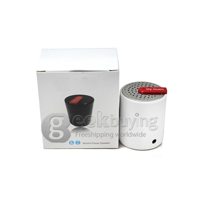 MY13 My Music Aluminium Bluetooth Mini Speaker-White