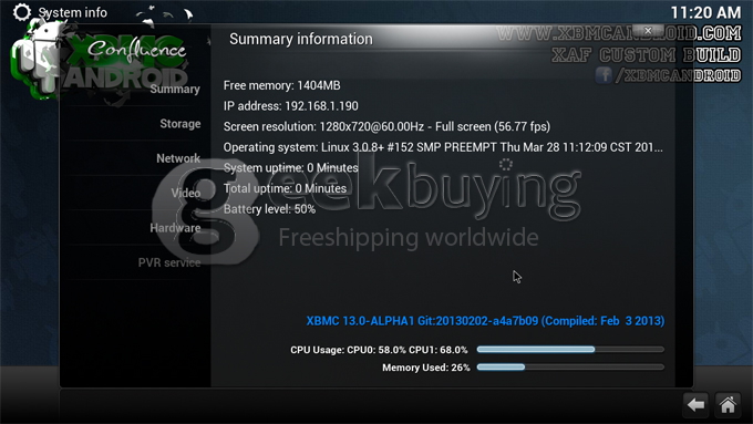 US Plug CX-803 II Android 4.1 Google TV Box Dual core Rk3066 2G RAM 8G w/ Bluetooth HDMI external Antenna White
