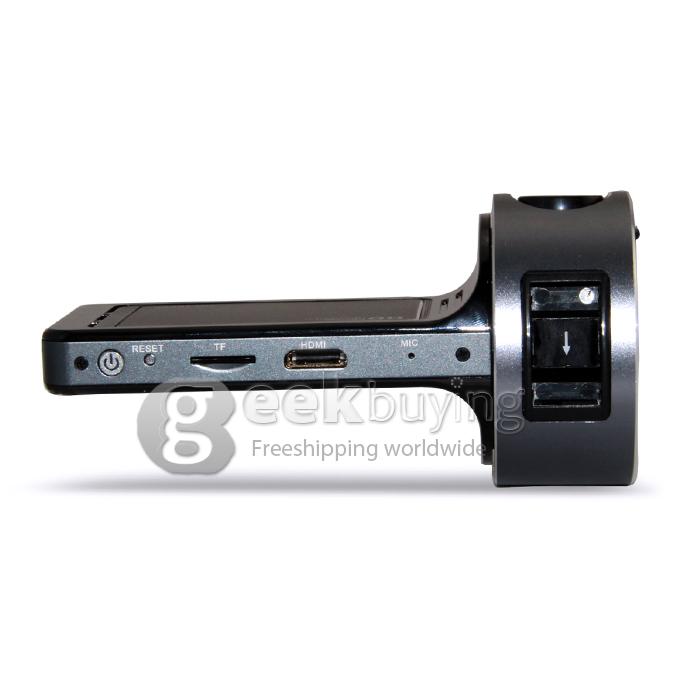 BLACKVIEW Car DVR GS7000 Full HD 1080P 30fps 2.7Inch 120 Degree Wide Angle Recorder with G-sensor Motion Detection H.264 HDMI/TV-Out- Black