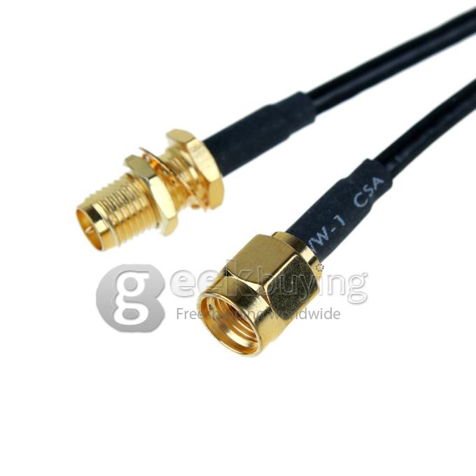 3M  RP SMA Male to RP SMA Female Extension Cable Antenna 