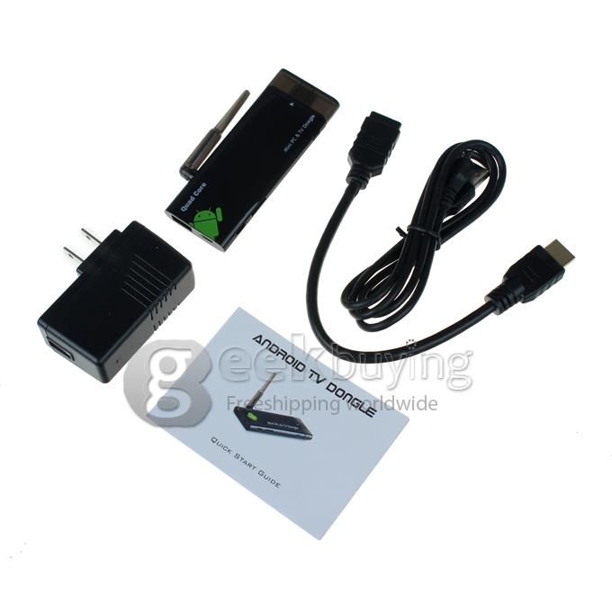 CX-919 Android 4.1.1 Mni PC RK3188T Quad Core 1.4Ghz TV Box 1G/8G Bluetooth/HDMI Black