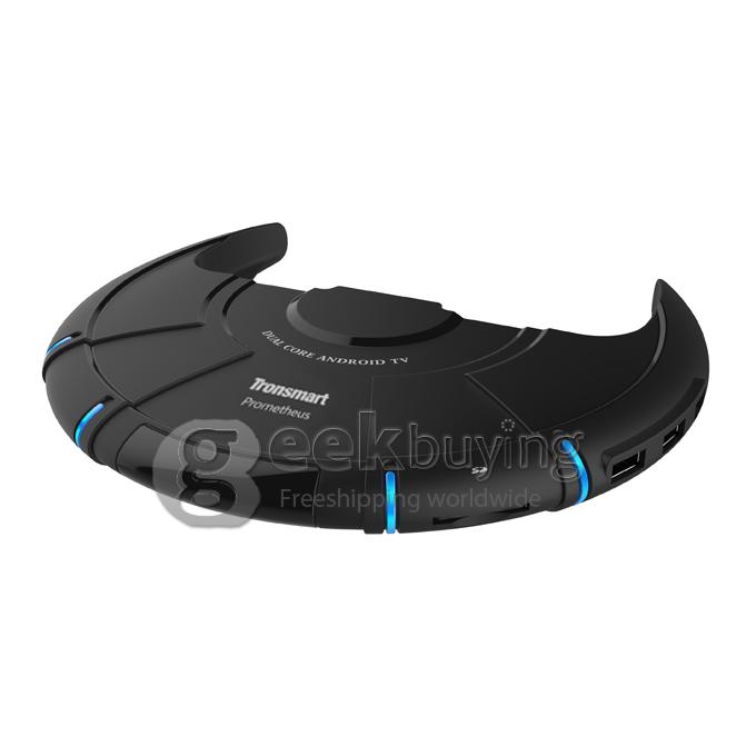 US Plugs Tronsmart Prometheus Dual Core 1.5GHz Amlogic M6 Android 4.2 Mini PC TV Box 1G/8G AV/HDMI/RJ45 Black