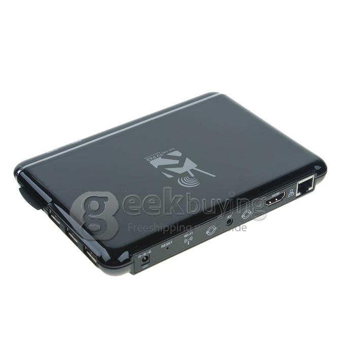 US Plug GM6 Amlogic M6 Dual Core 1.5GHz Android 4.2 Mini PC TV BOX 1G/4G AV/HDMI/RJ45 Black