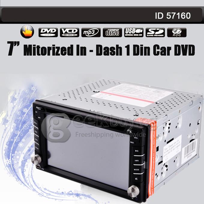 6.2 Inch 16:9 HD Digital Screen 800*480 2Din Fixed Panel Design Car DVD Player(,FM,Bluetooth,AV,TV,For IPOD,MP3)