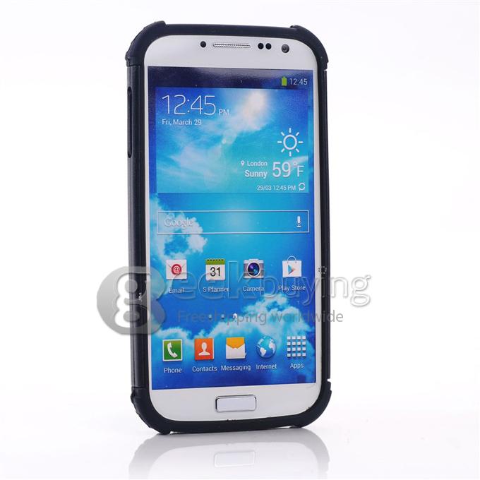 Heavy Duty Rugged Hybrid Armor Hard Case for Samsung S4 SIV i9500