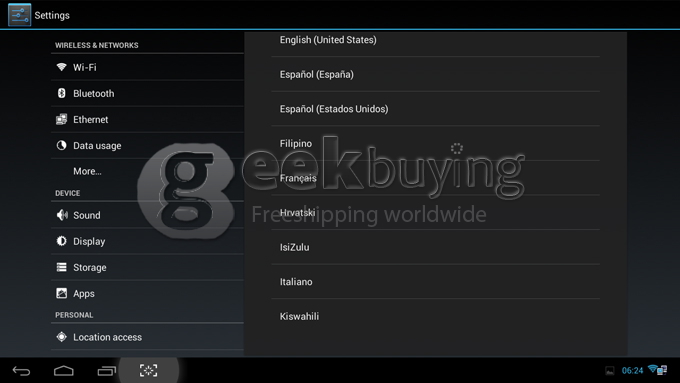 US Plug E-M6 AML8726-MX Dual Core 1.5GHz Android 4.2 Mini PC TV BOX HDMI HDD Player 1G/8G XBMC Preinstalled SPDIF RJ-45 with IR Remote Control