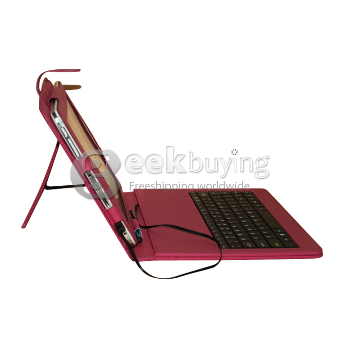 Special Keyboard Leather Case Cover for Cube U30 Dual Core/U30GT2 Quad Core Red