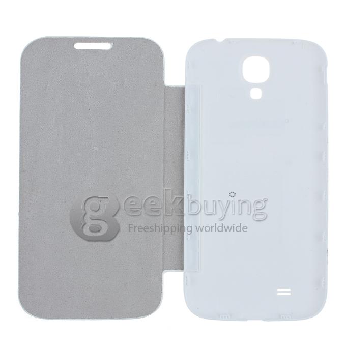 Fashion Luxury Flip Case Battery Back Cover for Samsung Galaxy S4 i9500-White