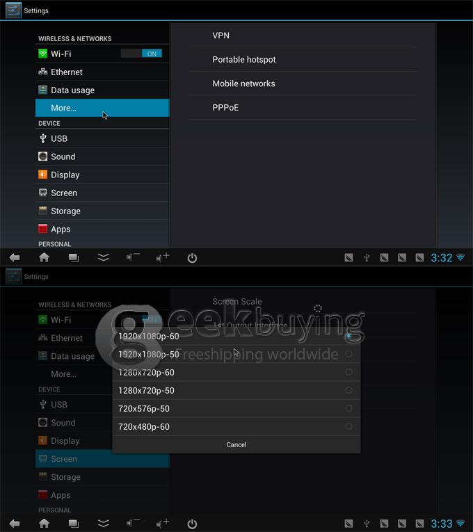 IPazzPort Pearl Dual Core Android 4.1 RK3066 1.6GHz TV BOX Dongle 2.0MP Camera AV Output Ethernet Port +2.4 GHz Wireless Voice Keyboard  