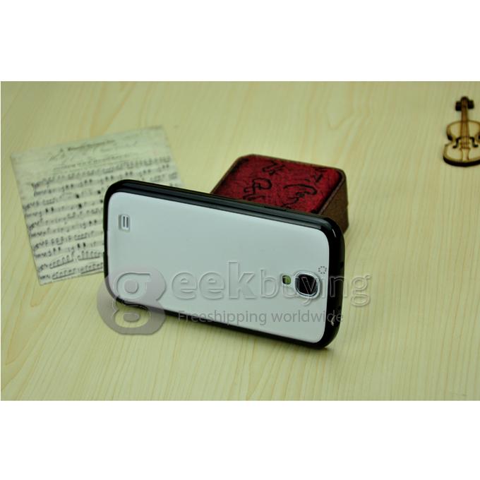 Slim Fit Gel Skin Soft Hard Hybrid Case Cover for Samsung Galaxy S4 S4 i9500-Black